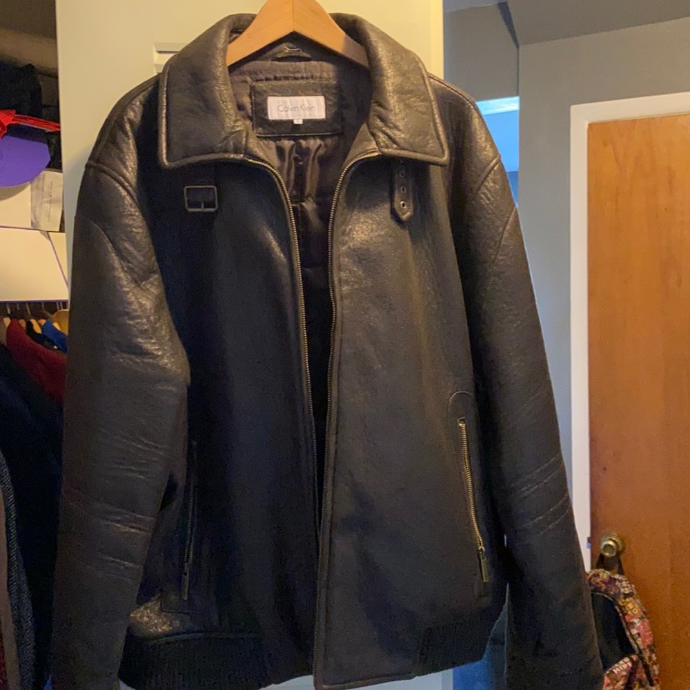 Calvin Klein aviator coat